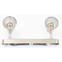 Lampa kinkiet 2x50W HS071005-12 satyna srebro